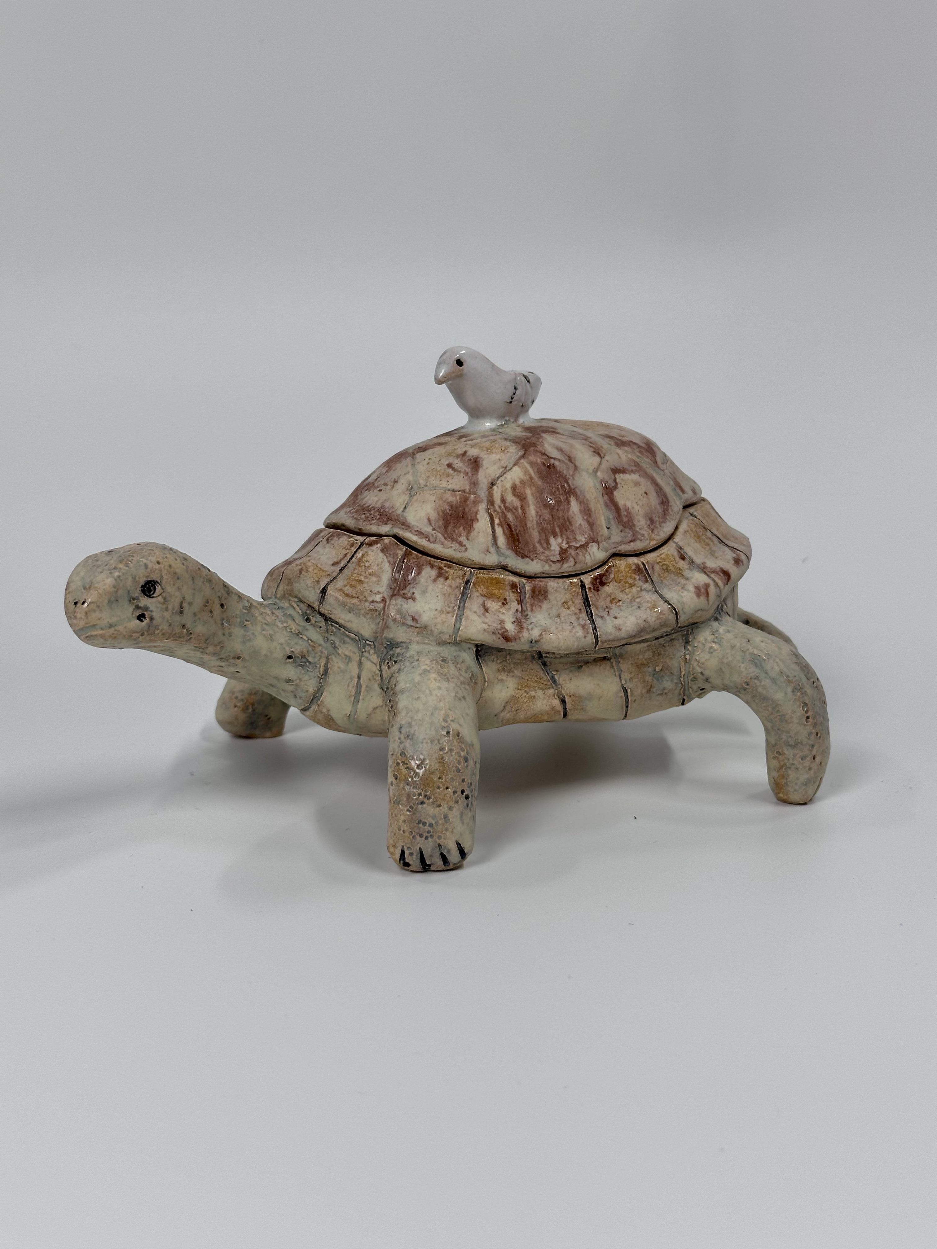 Шкатулка-черепаха, керамика